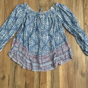 10/$15 ABERCROMBIE flowy summer shirt